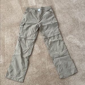 North face zip hiking pants